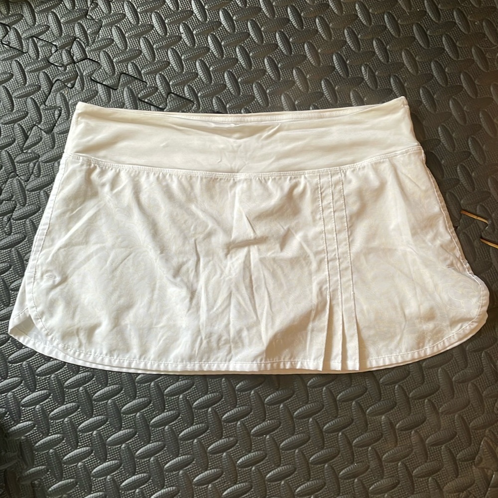 Lululemon White Tennis Skirt